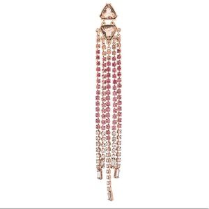 Brand New Rebecca Minkoff Crystal Fringe Earrings!